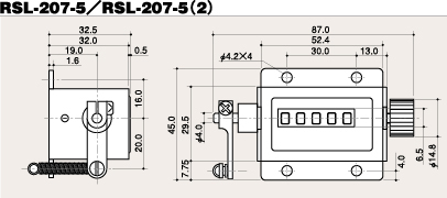 株式会社古里精機製作所 KORI SEIKI MFGCO .,LTD ラチェットカウンタ（RS）小型タイプ